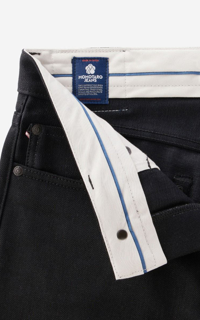 Momotaro Jeans MMJZ1200 Classic Tapered Denim Black 14.7oz