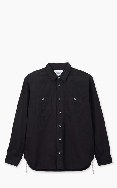 MOMOTARO JEANS MMLS6005 'Tokuno Blue' Sashiko L/S Shirt Indigo