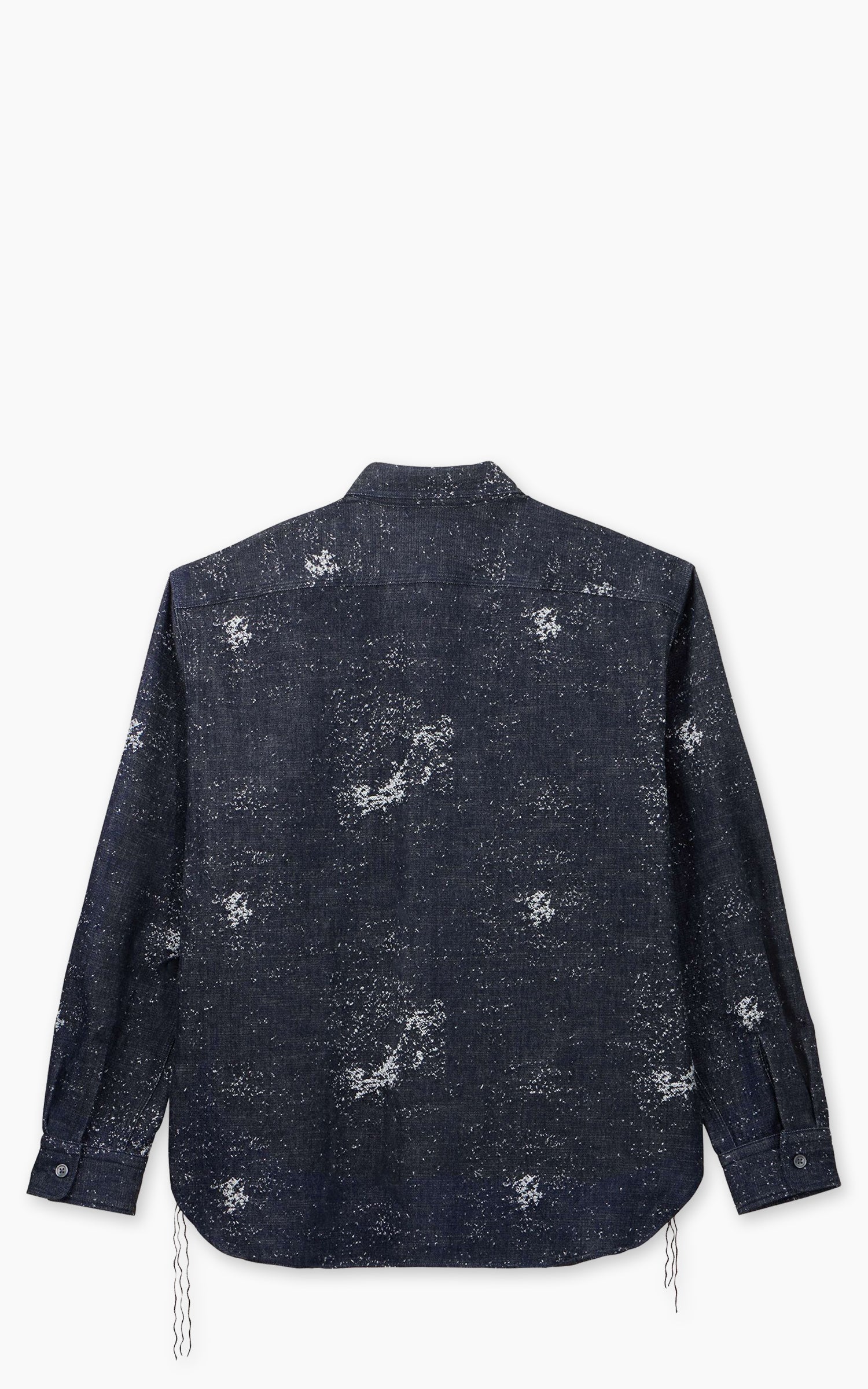 MOMOTARO JEANS MMLS6008 Jacquard L/S Shirt Indigo
