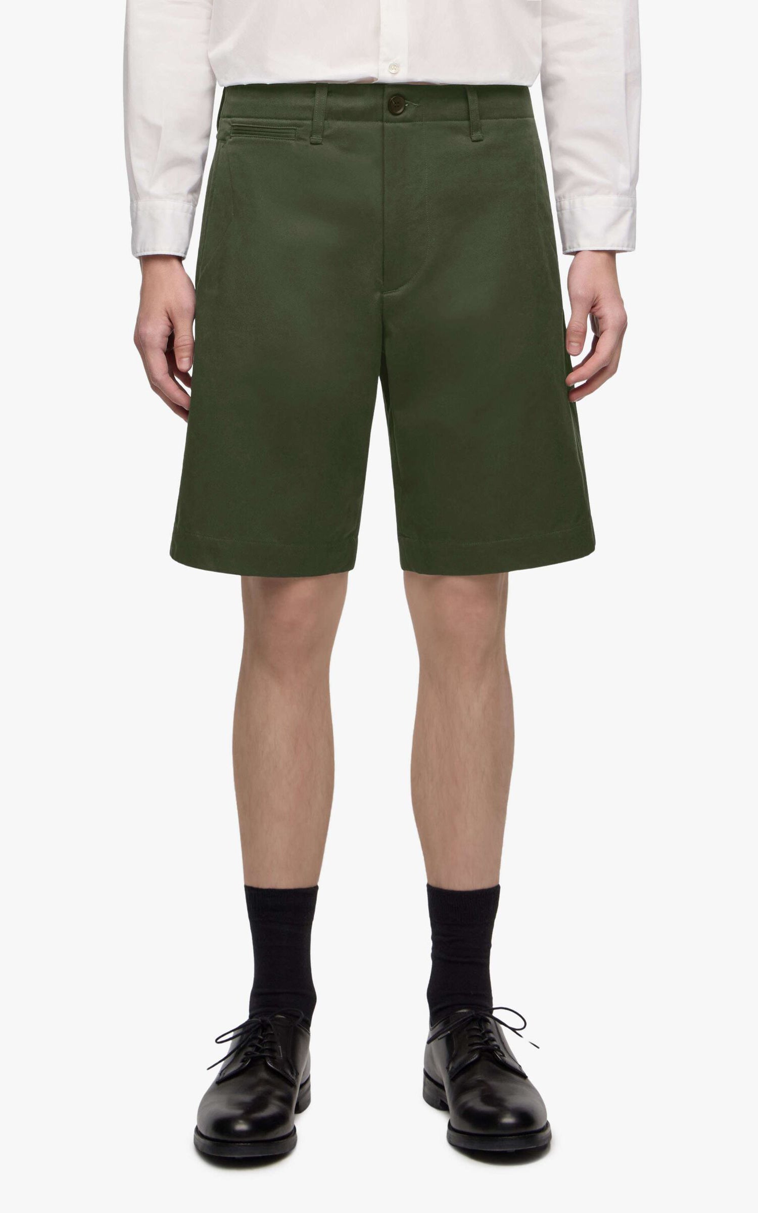 MOMOTARO JEANS MMSP6001 Fabric Dye Westpoint Slim Short Green