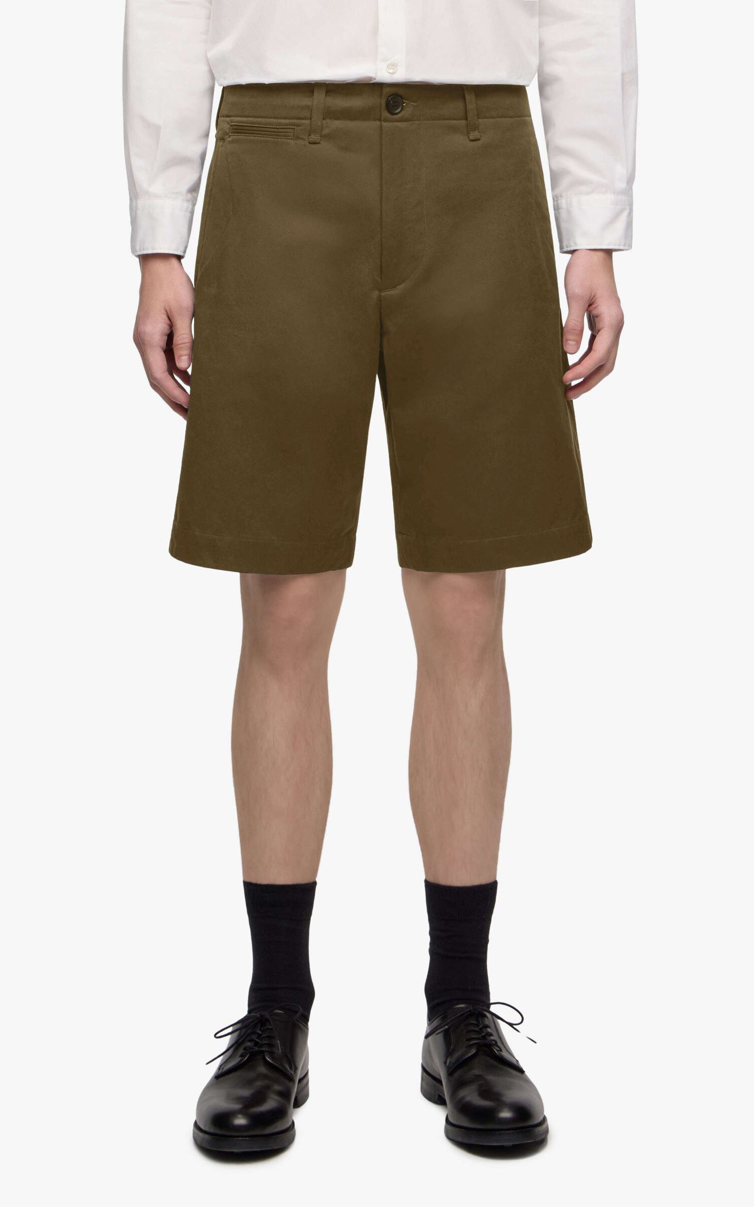 MOMOTARO JEANS MMSP6001 Fabric Dye Westpoint Slim Short Khaki
