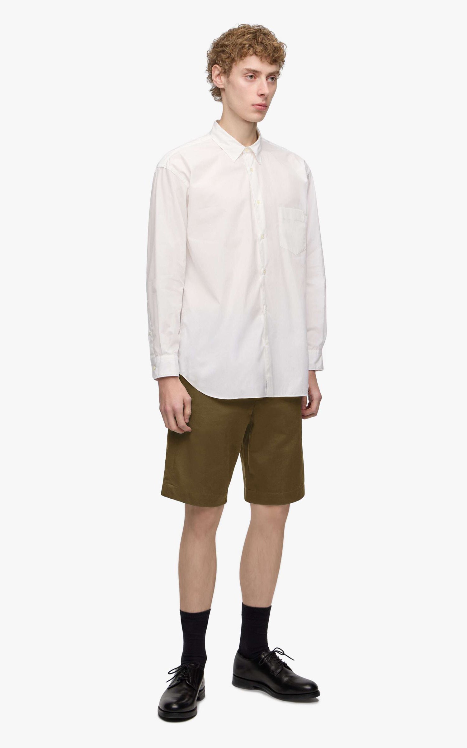MOMOTARO JEANS MMSP6001 Fabric Dye Westpoint Slim Short Khaki