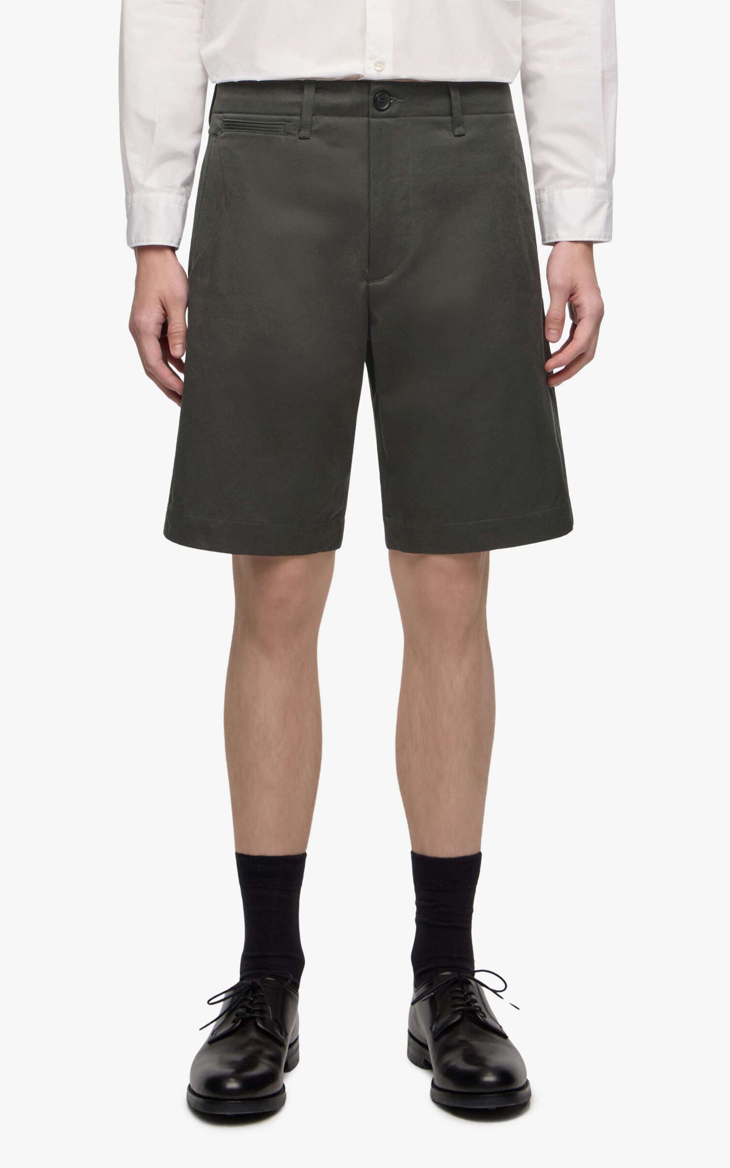 MOMOTARO JEANS MMSP6001 Fabric Dye Westpoint Slim Short Light Black