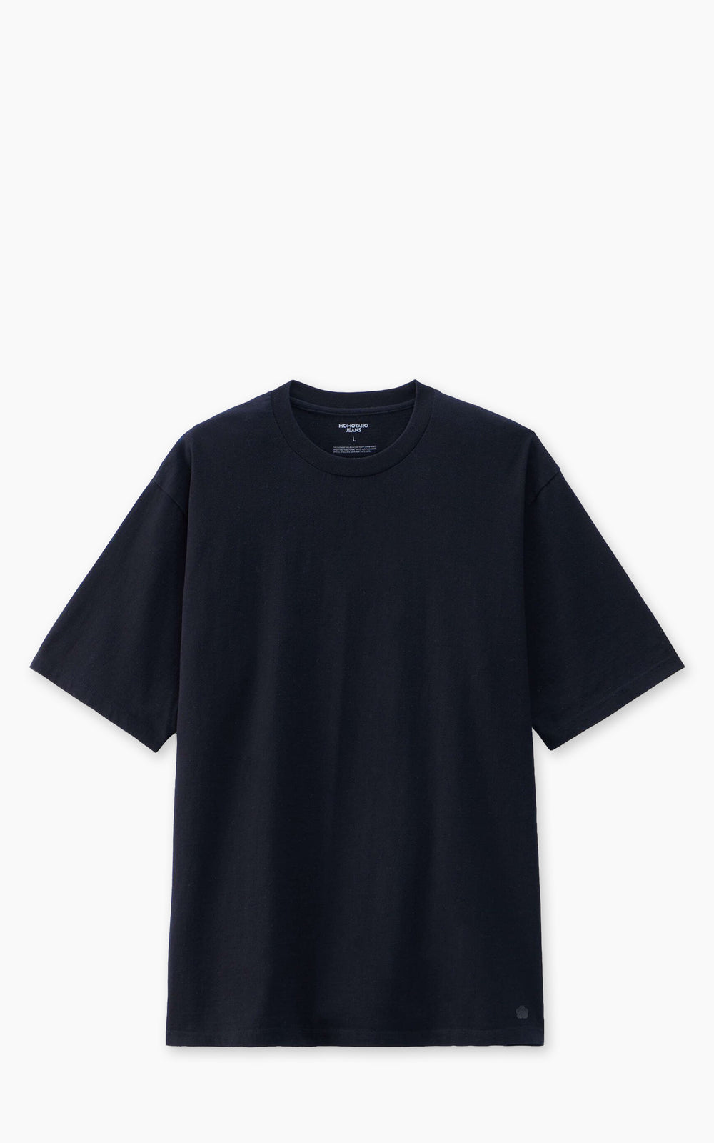 MOMOTARO JEANS MMTS6031 2-Pack Round Body Tee White/Black