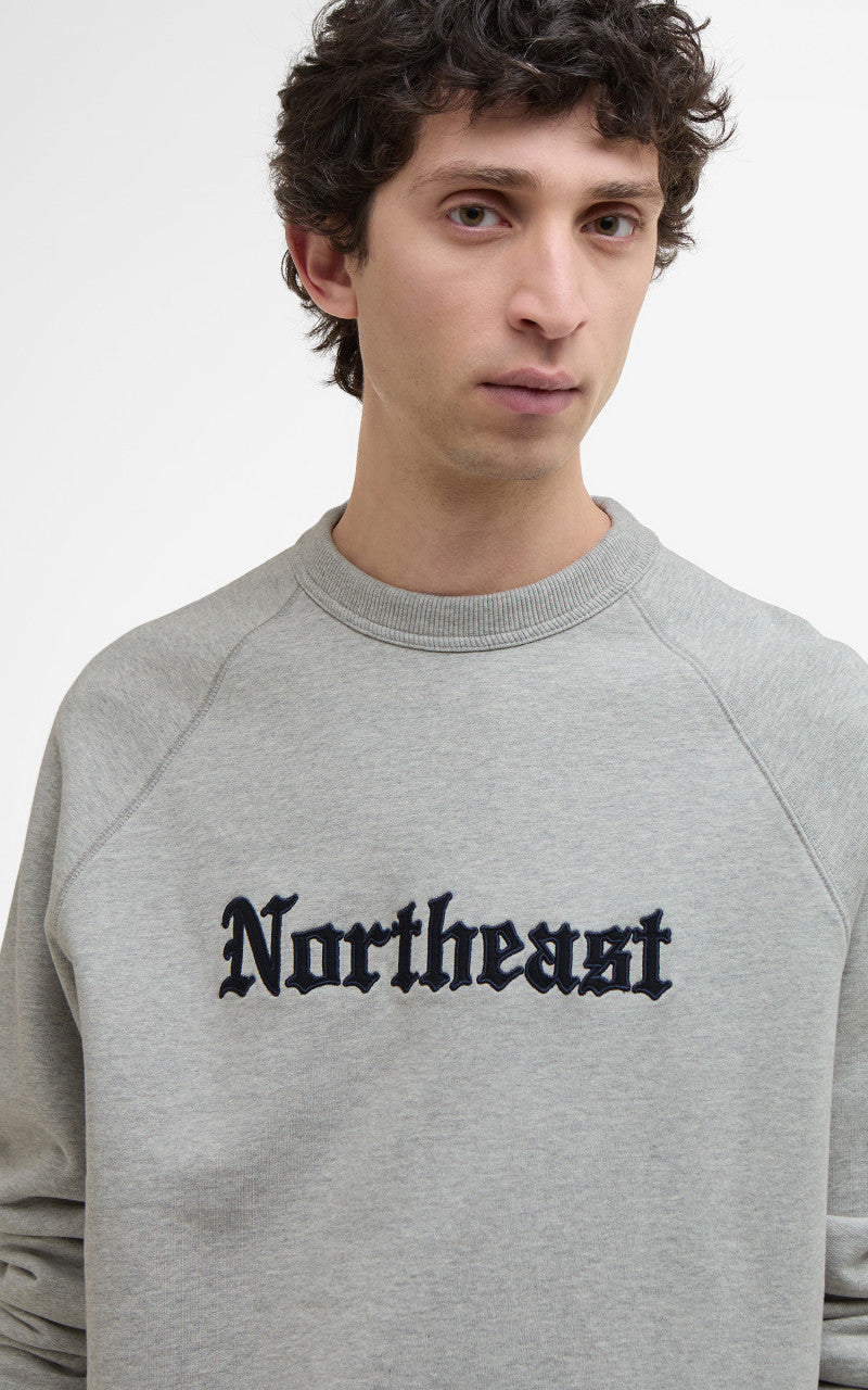 Barbour x NOAH Northeast Sweatshirt Grey Marl