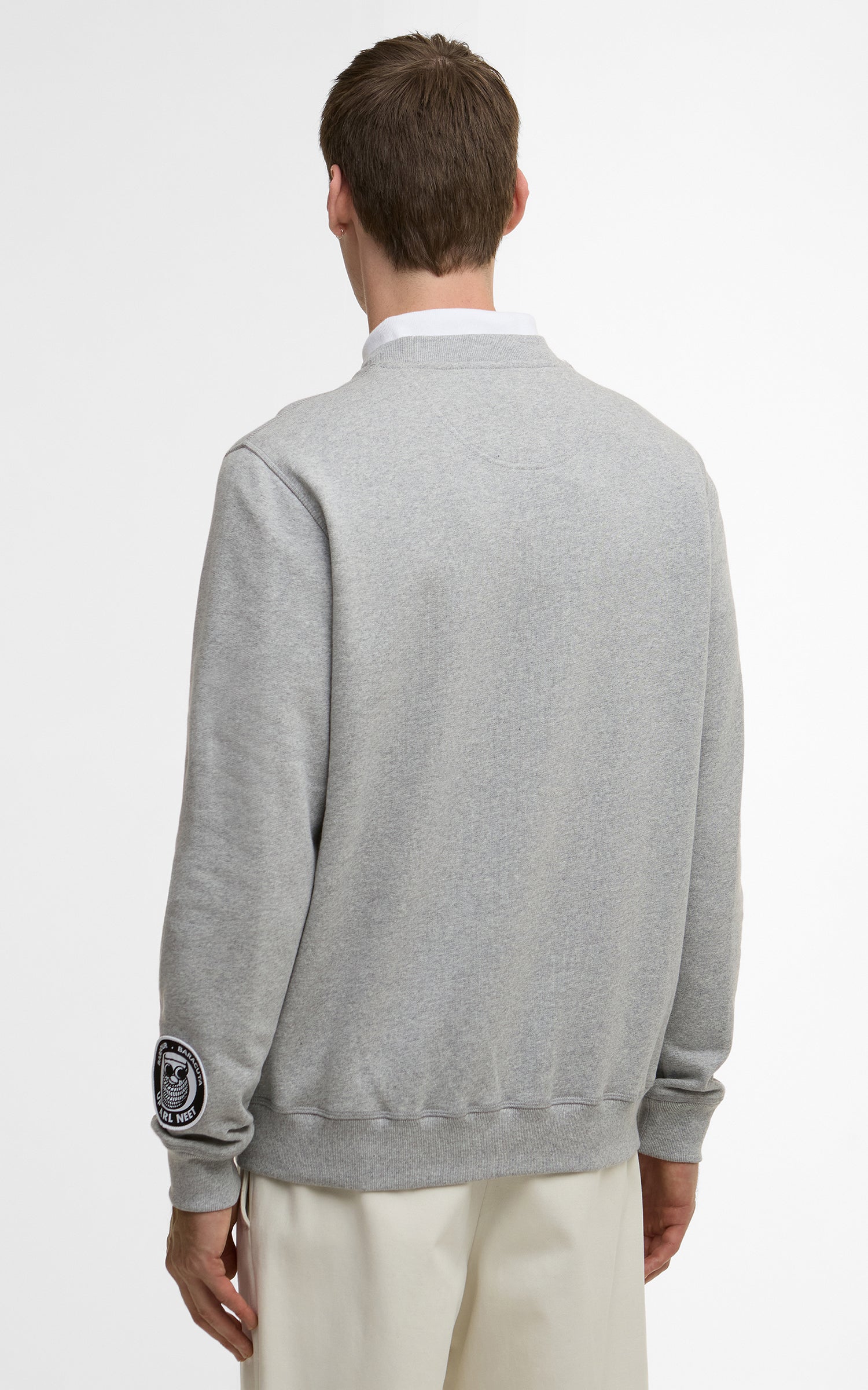 Barbour x Baracuta Sweatshirt Northern Grey Marl