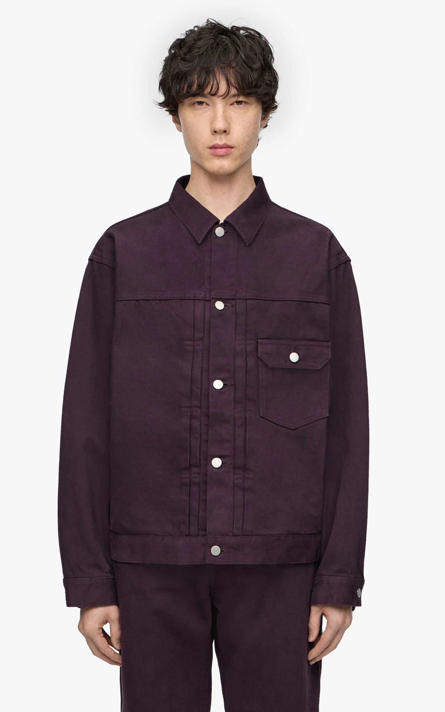 MOMOTARO JEANS MMGJ6007 #001 Shikon Type 1 Denim Jacket Purple