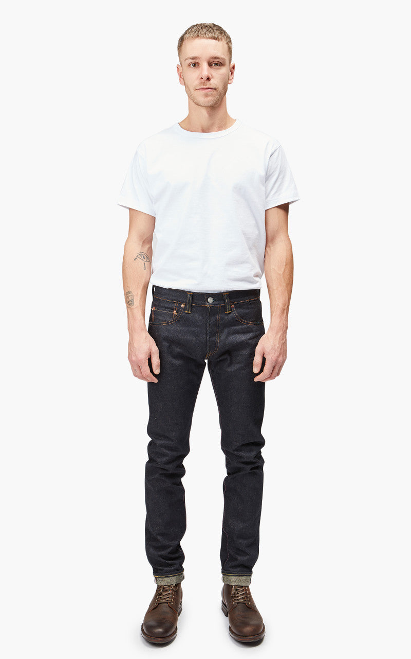 Momotaro Jeans 0306-BESP Indigo x Beige 18oz