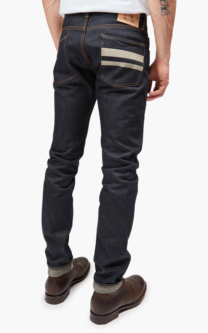 Momotaro Jeans 0306-BESP Indigo x Beige 18oz