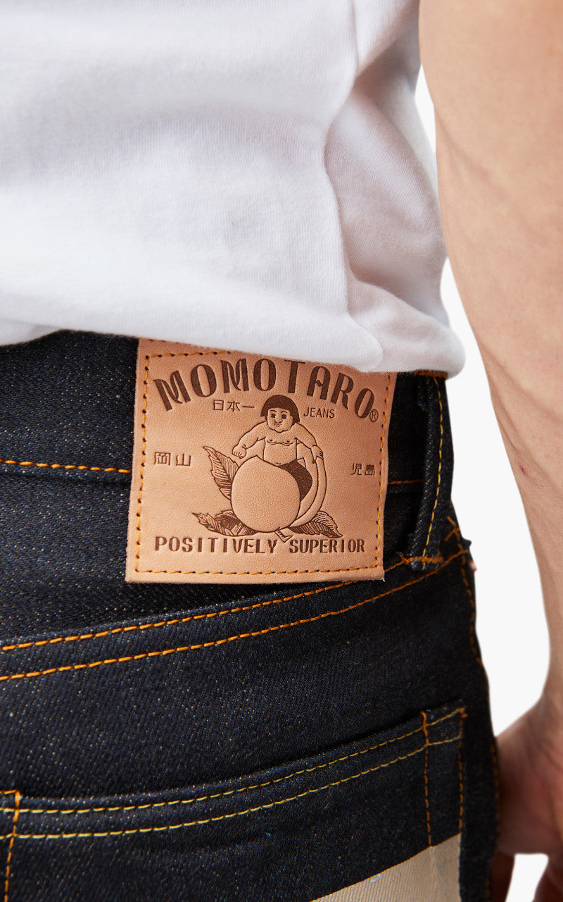 Momotaro Jeans 0306-BESP Indigo x Beige 18oz