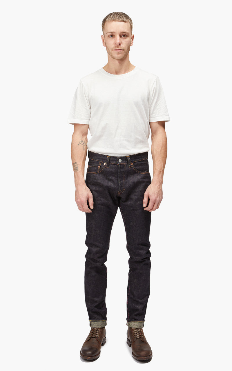 Momotaro Jeans 0405-BESP Indigo x Beige 18oz