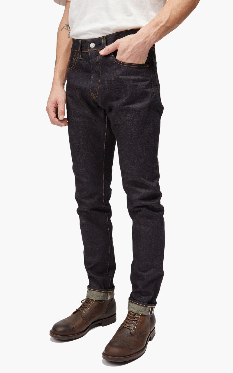 Momotaro Jeans 0405-BESP Indigo x Beige 18oz