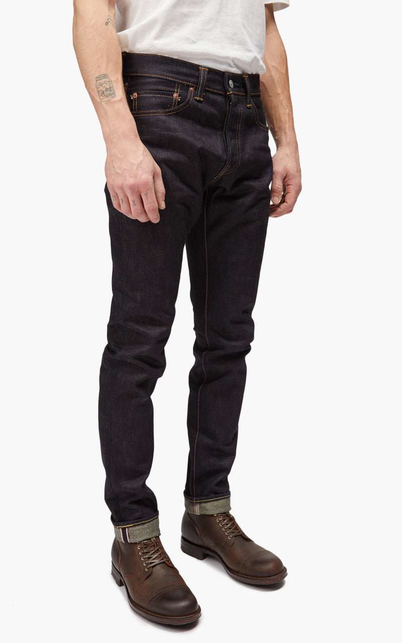 Momotaro Jeans 0405-BESP Indigo x Beige 18oz