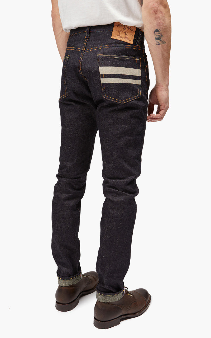 Momotaro Jeans 0405-BESP Indigo x Beige 18oz