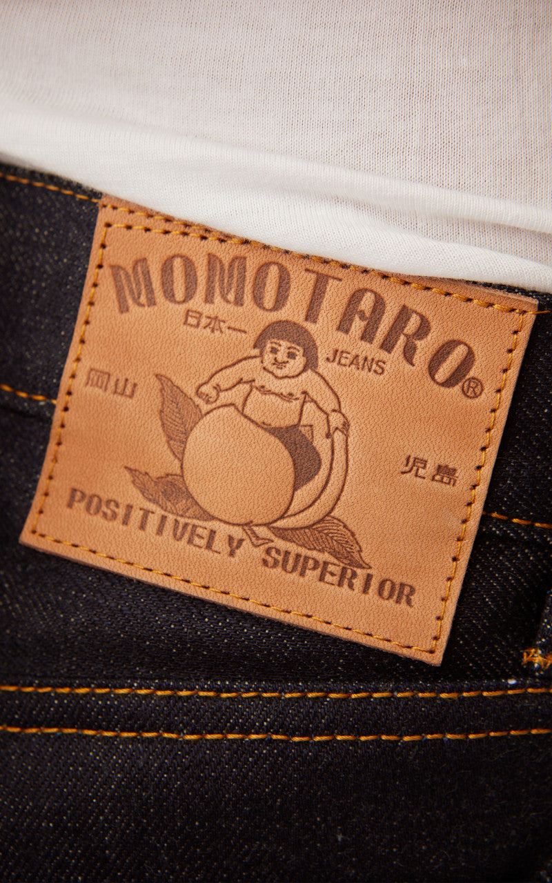 Momotaro Jeans 0405-BESP Indigo x Beige 18oz