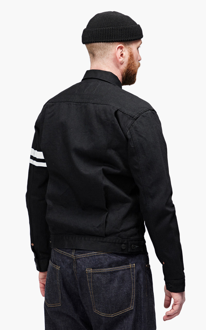 Momotaro Jeans B2105SP-5 GTB Denim Jacket Black 15.7oz