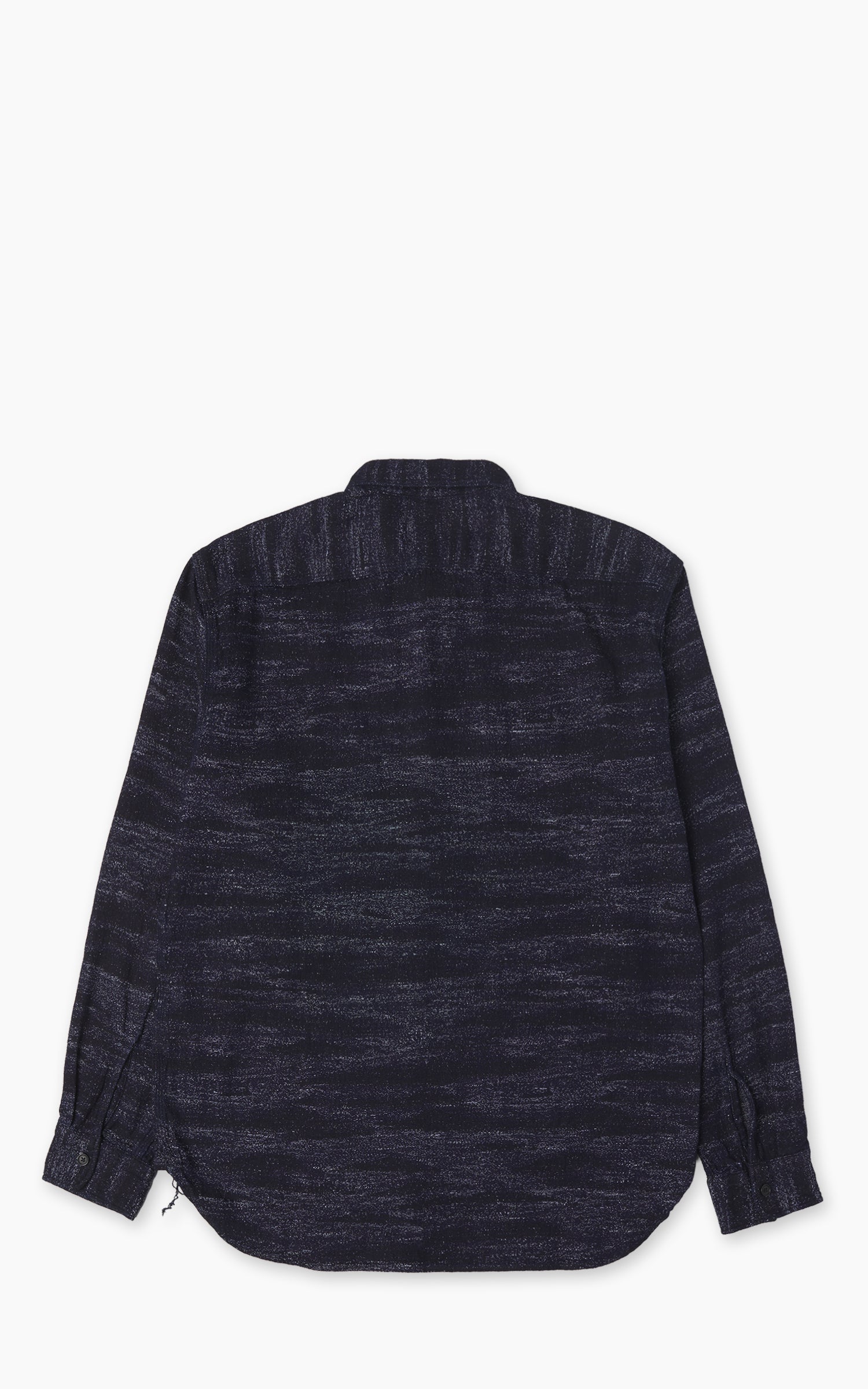 MOMOTARO JEANS MMLS6013 Jacquard Shirt Indigo