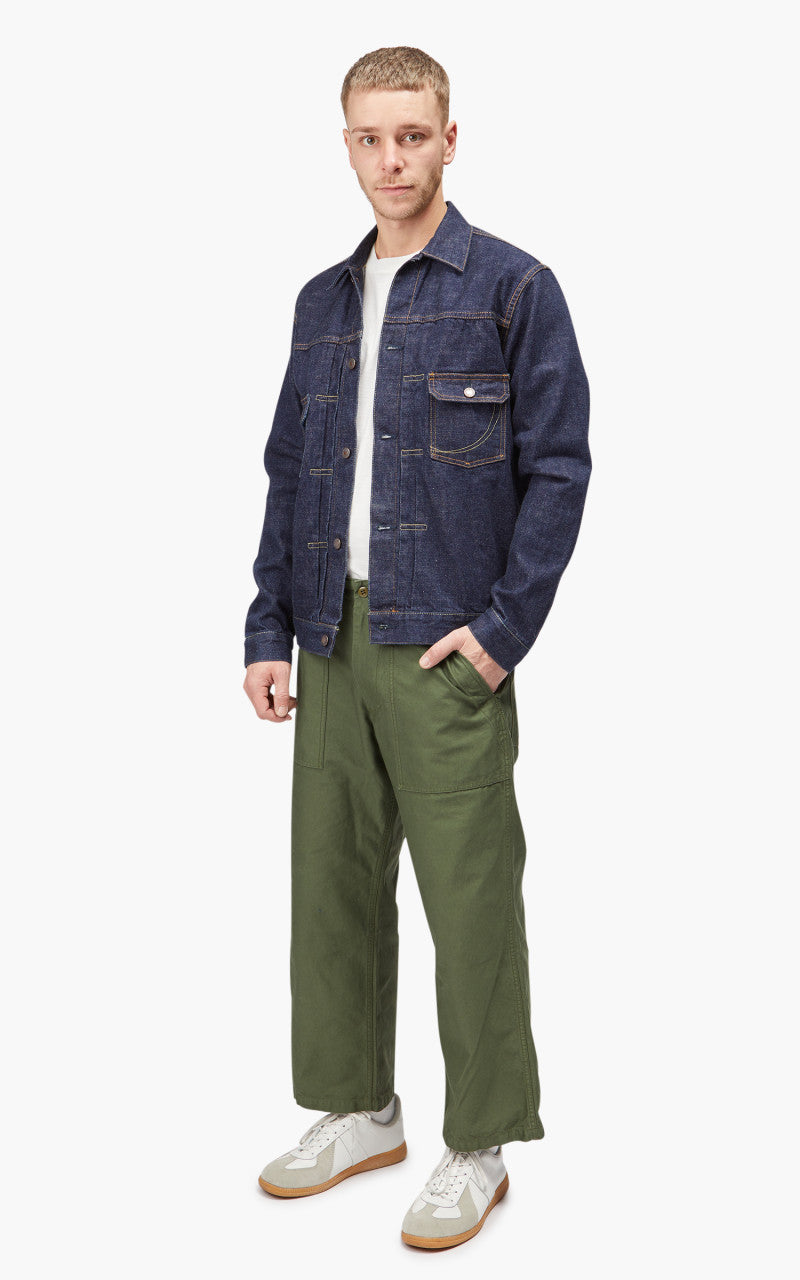 Momotaro Jeans MJ2003 Type 2 Denim Jacket Copper Label Rinsed