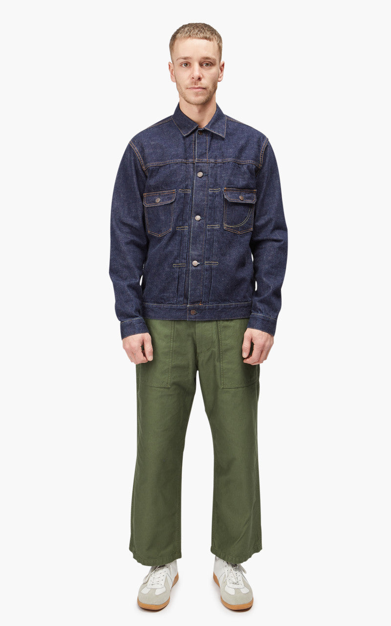 Momotaro Jeans MJ2003 Type 2 Denim Jacket Copper Label Rinsed