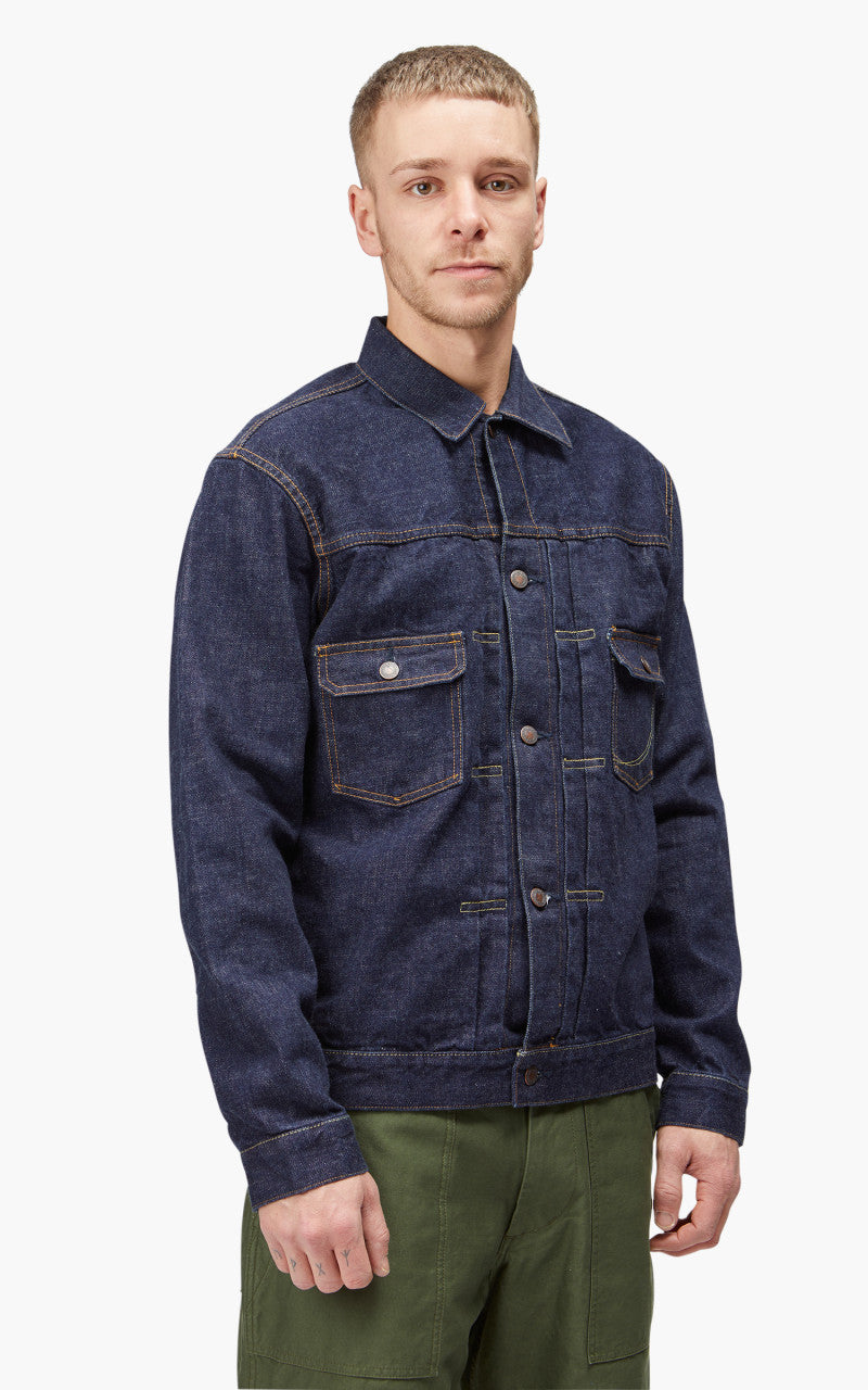 Momotaro Jeans MJ2003 Type 2 Denim Jacket Copper Label Rinsed