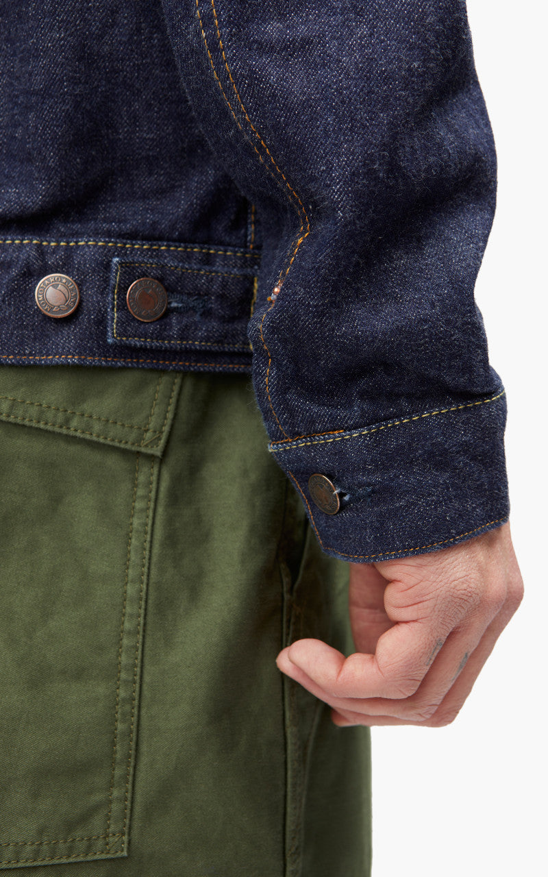 Momotaro Jeans MJ2003 Type 2 Denim Jacket Copper Label Rinsed