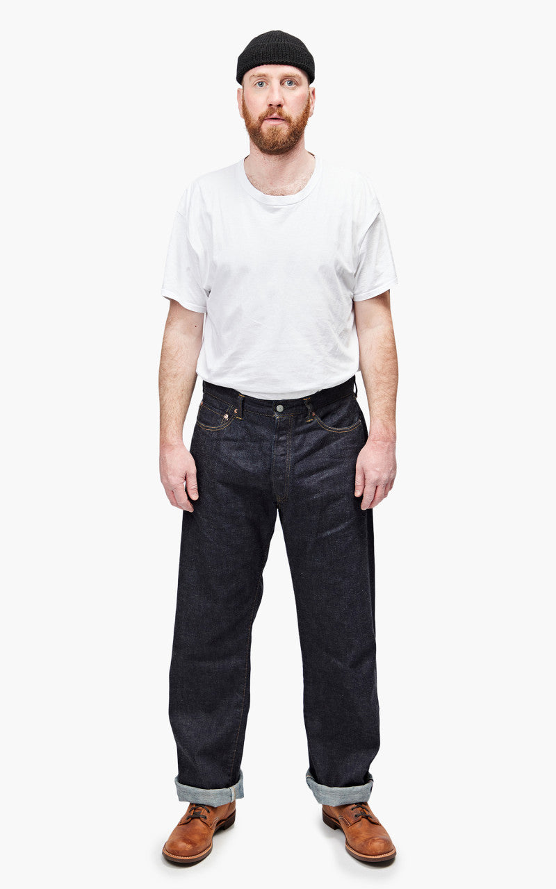 Momotaro Jeans MJE2060M31 Heritage Wide Straight Jeans 13oz