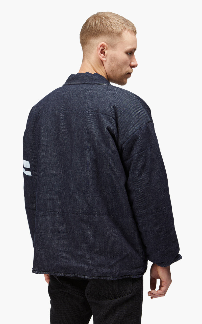 Momotaro Jeans MJK0020M23 Reversible Hanten Jacket Pique Indigo