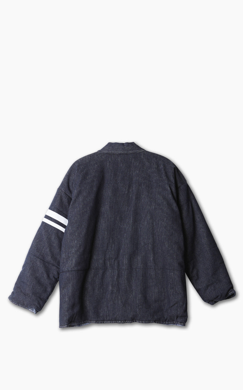 Momotaro Jeans MJK0020M23 Reversible Hanten Jacket Pique Indigo