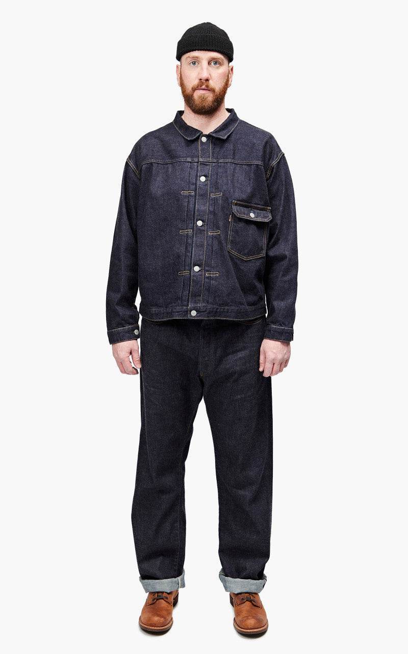 Momotaro Jeans MJK0060M31 Heritage Denim Jacket 13oz Indigo