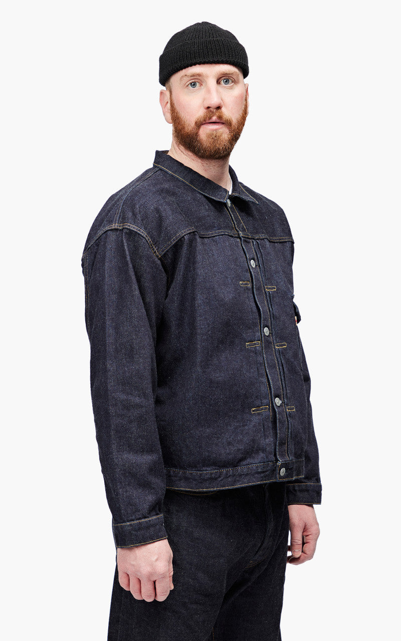 Momotaro Jeans MJK0060M31 Heritage Denim Jacket 13oz Indigo
