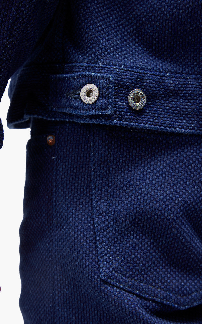 Momotaro Jeans MJK1050M23 Type 2 Jacket Sashiko Indigo