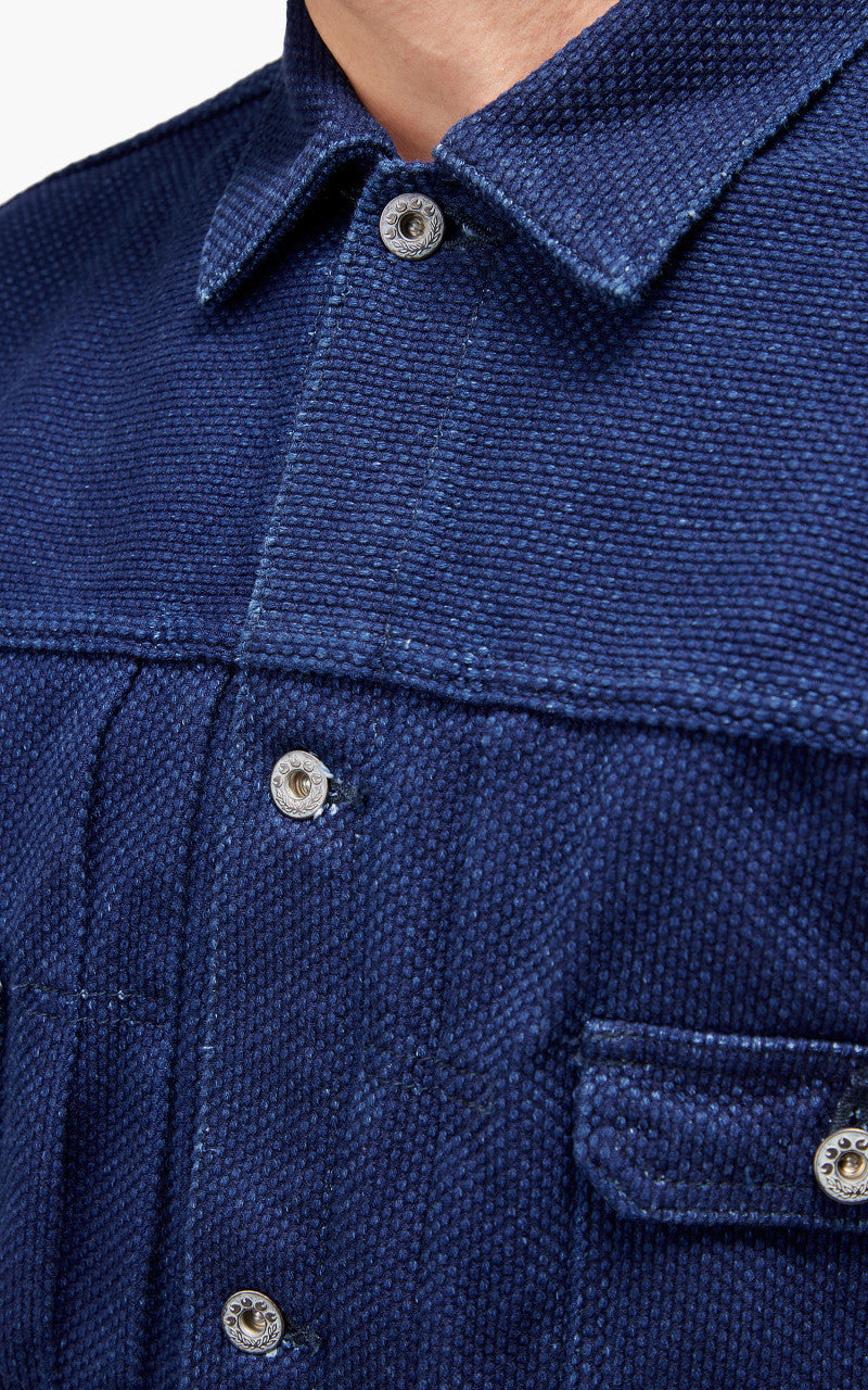 Momotaro Jeans MJK1050M23 Type 2 Jacket Sashiko Indigo