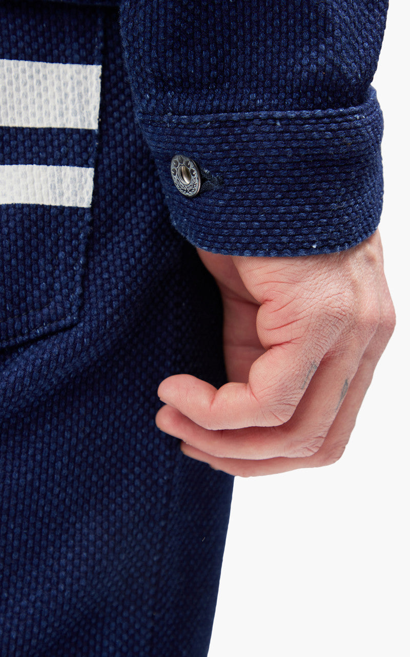 Momotaro Jeans MJK1050M23 Type 2 Jacket Sashiko Indigo