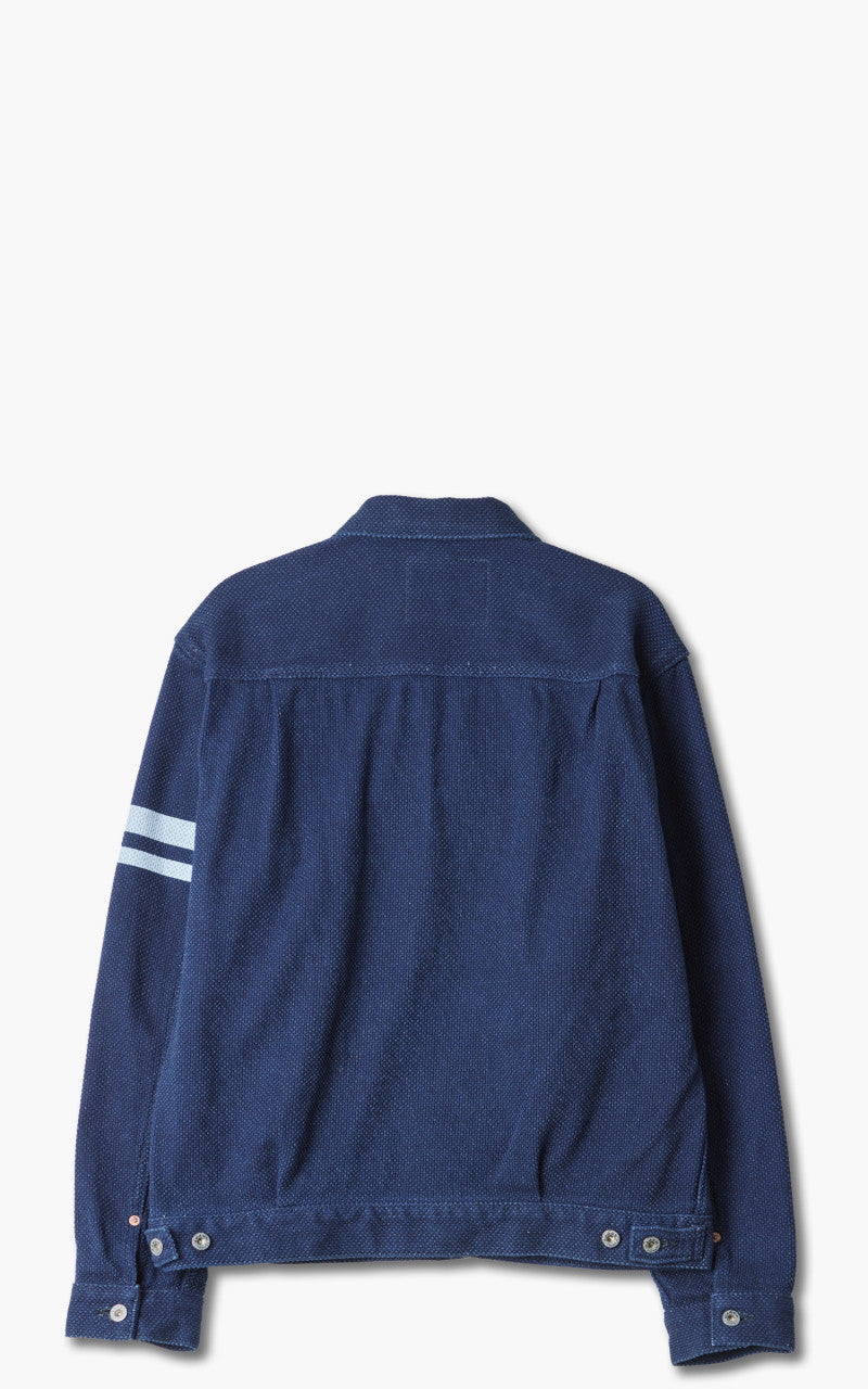 Momotaro Jeans MJK1050M23 Type 2 Jacket Sashiko Indigo