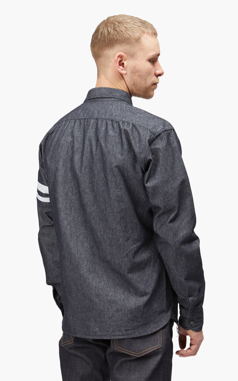 Momotaro Jeans MLS2030M23 Flame-Retardant Denim Shirt Indigo