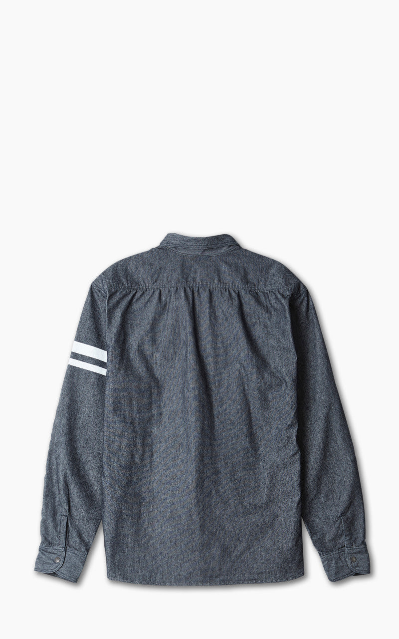 Momotaro Jeans MLS2030M23 Flame-Retardant Denim Shirt Indigo