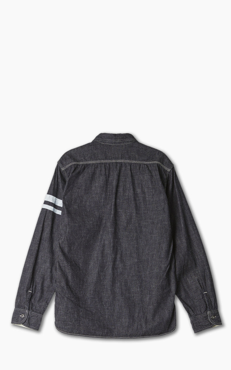 Momotaro Jeans MS044DS Selvedge Denim Work Shirt 8oz Indigo