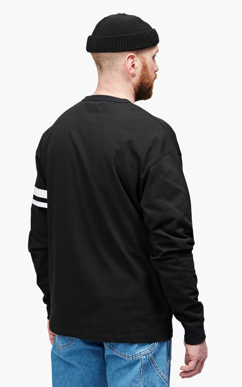 Momotaro Jeans MTS1010M31 Oversized Longsleeve T-Shirt Black