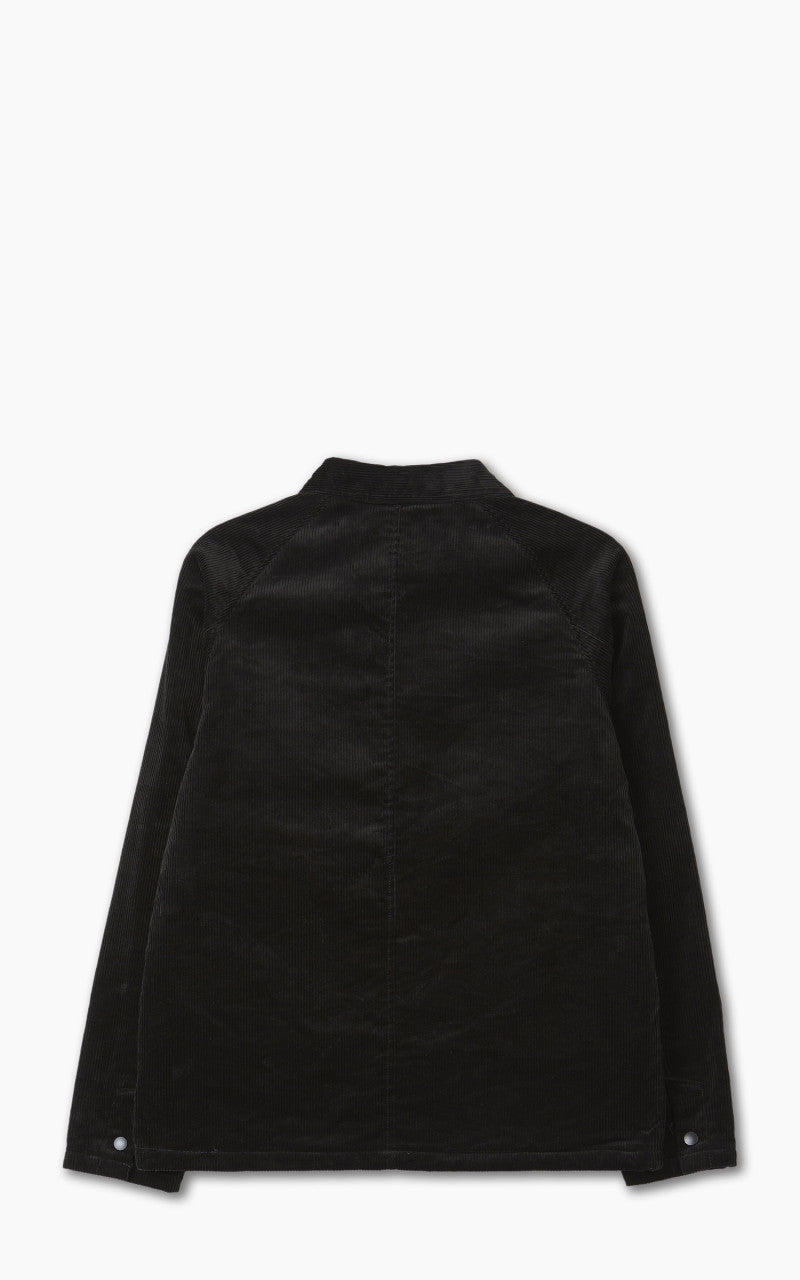 Momotaro Jeans Corduroy Coach Jacket Black