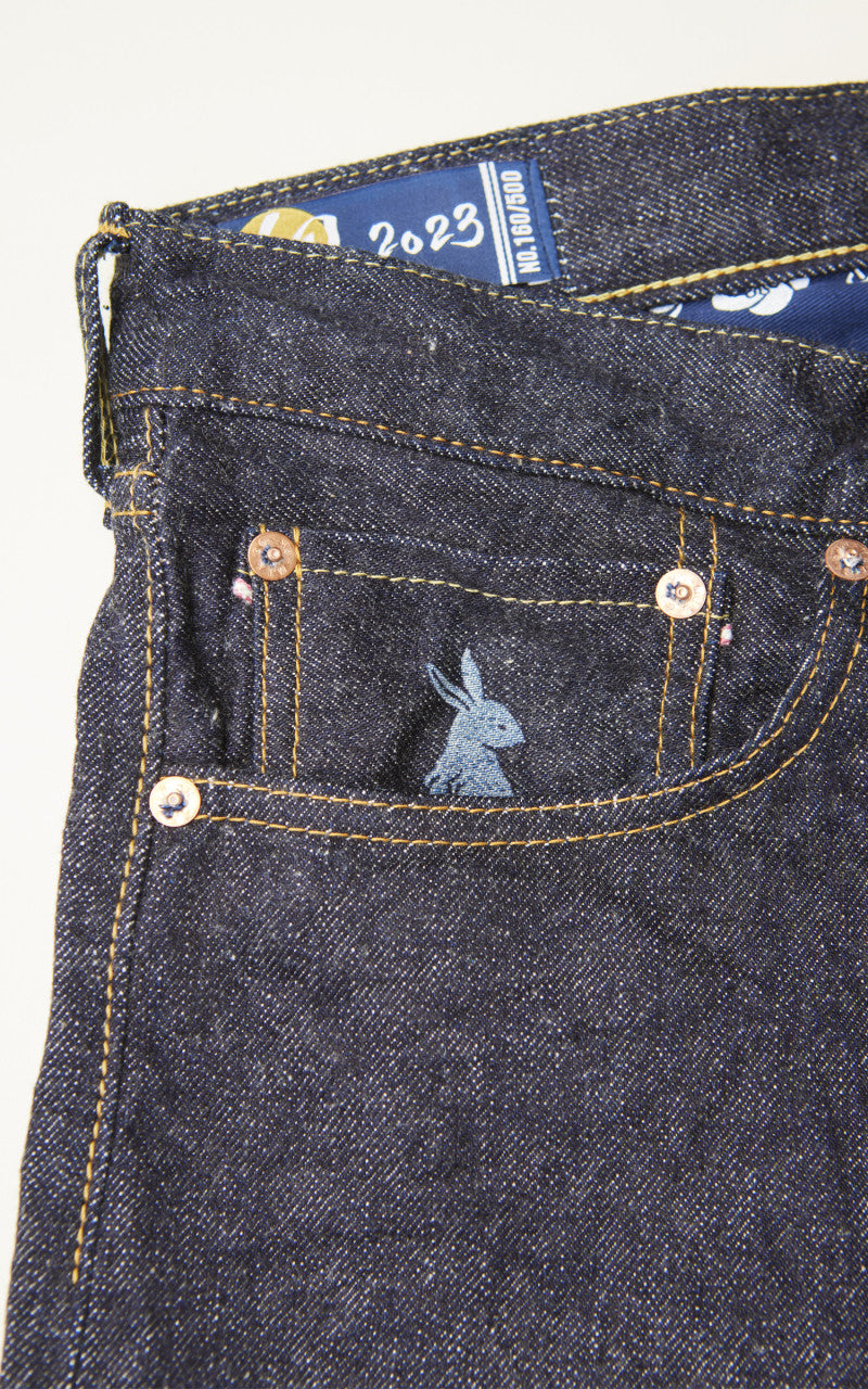 Momotaro Jeans U0106SPZ Year Of The Rabbit Selvedge Jeans GTB 13oz