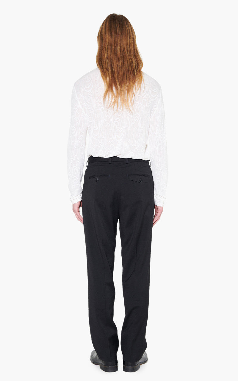 新品　OUR LEGACY CHINO22 ウールスラックス　ポルトガル製　黒色 Our Legacy - Chino 22 Black Worsted Wool