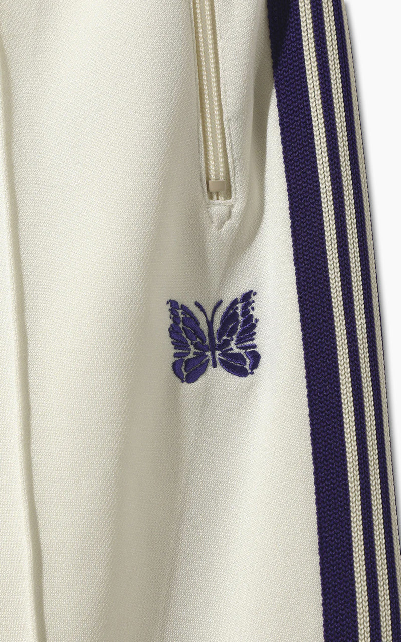 Needles Track Pant Poly Smooth Ice White