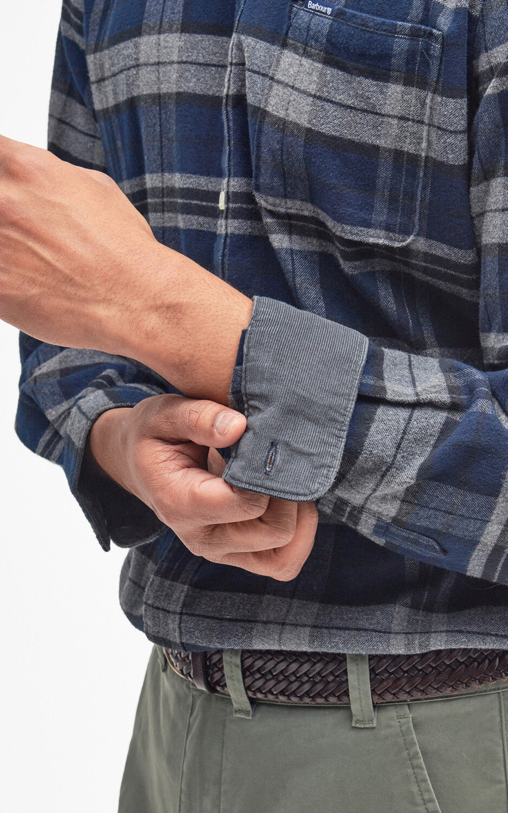 Barbour Betsom Tailored Shirt Grey Marl