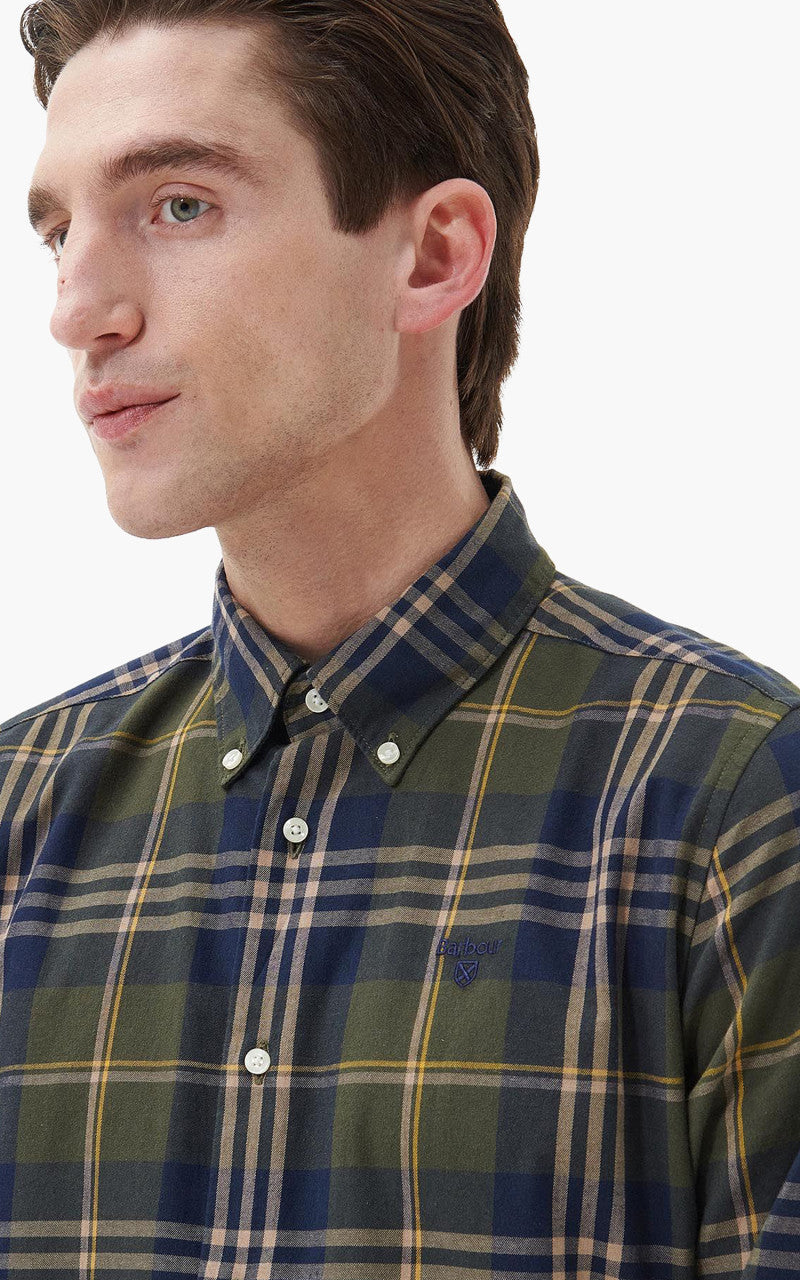 Barbour Edgar Tailored Shirt Olive