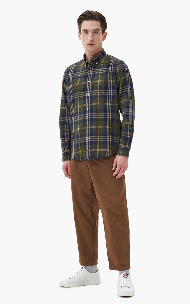 Barbour Edgar Tailored Shirt Olive