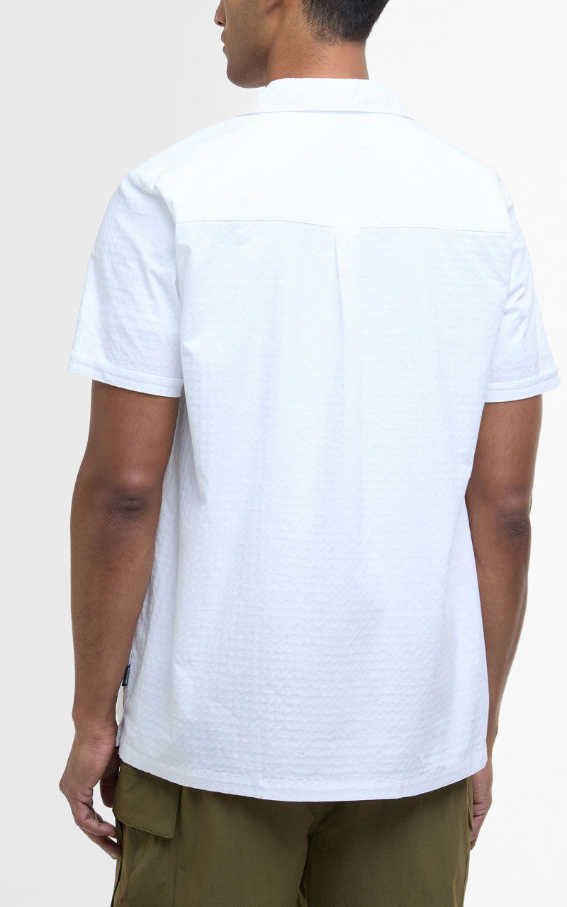 Barbour Irvine Textured S/S Shirt White