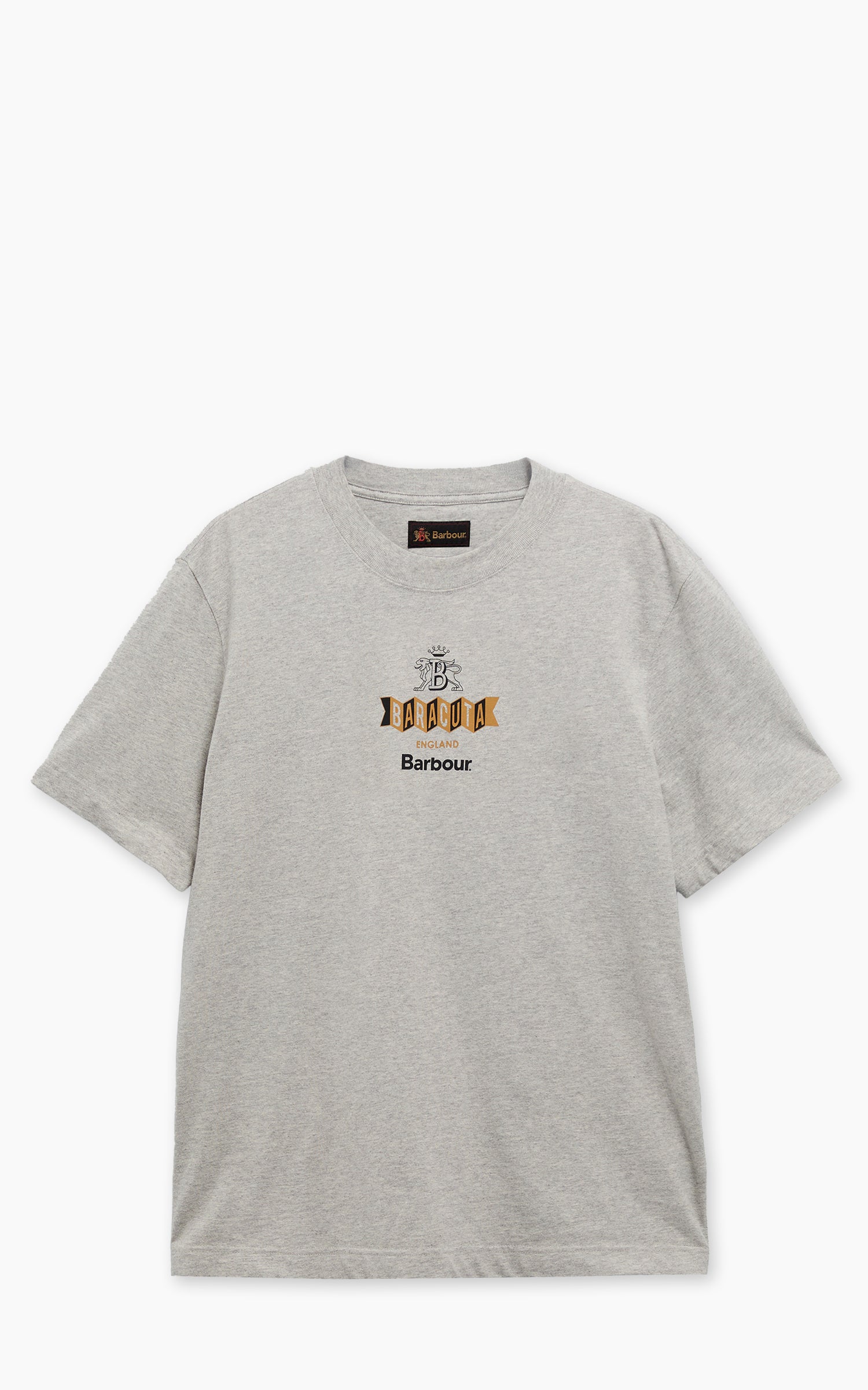Barbour x Baracuta T-Shirt Vinyl Oversized Grey Marl