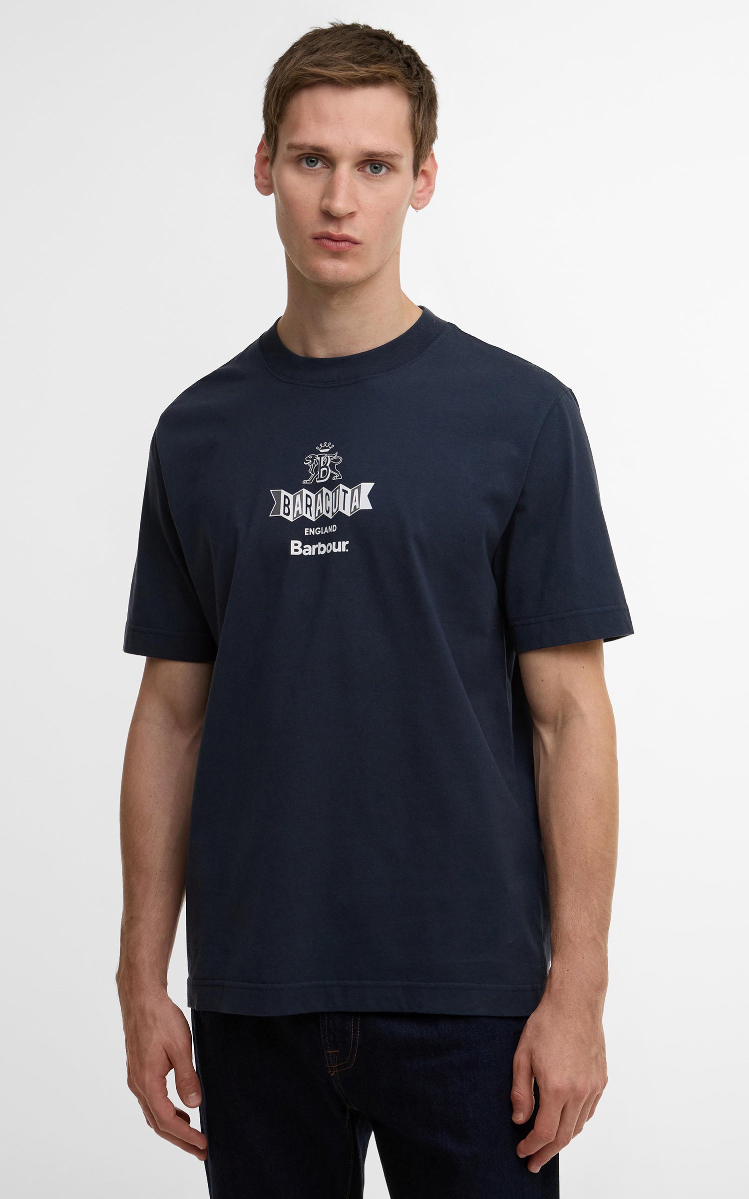 Barbour x Baracuta T-Shirt Vinyl Oversized Navy