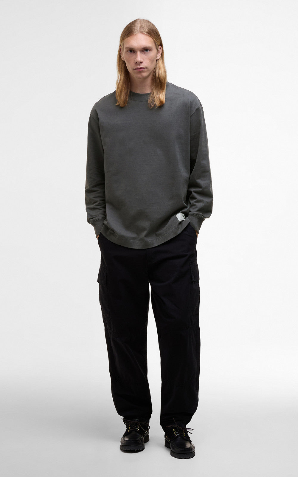 Barbour x Kaptain Sunshine L/S T-Shirt Iron