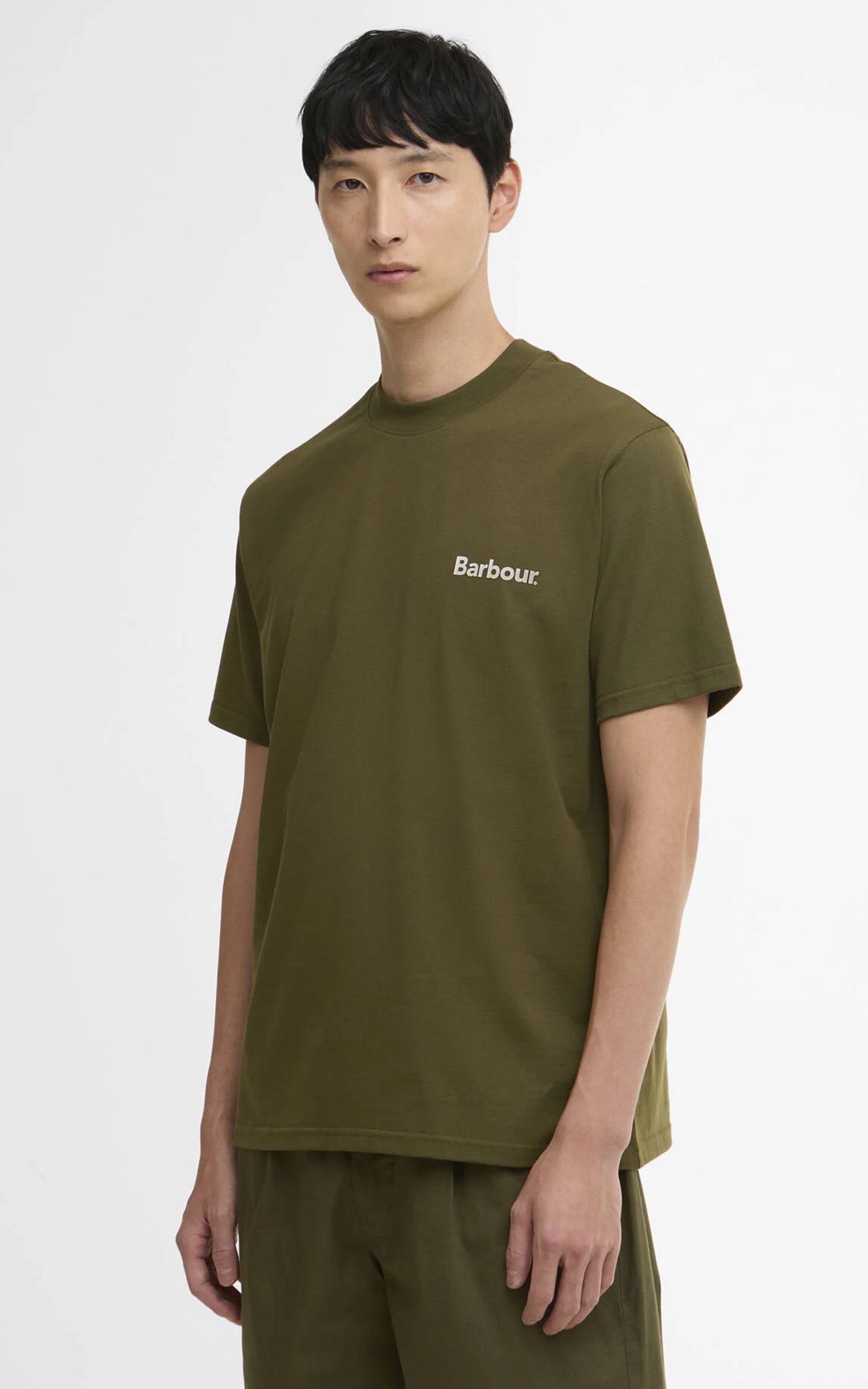 Barbour Camber Oversized T-Shirt Mid Olive